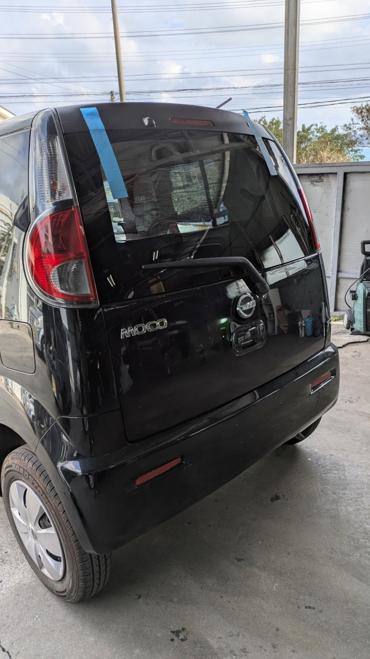 モコリアガラス交換