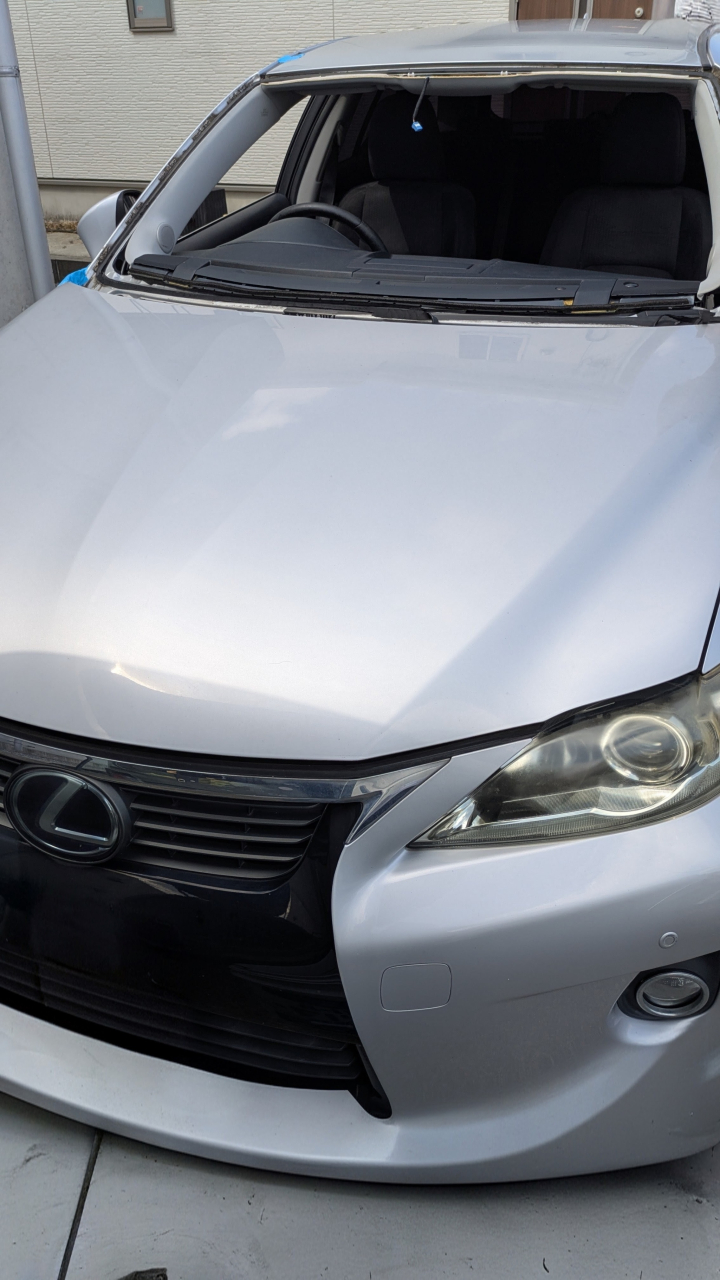 レクサスフロントガラス交換